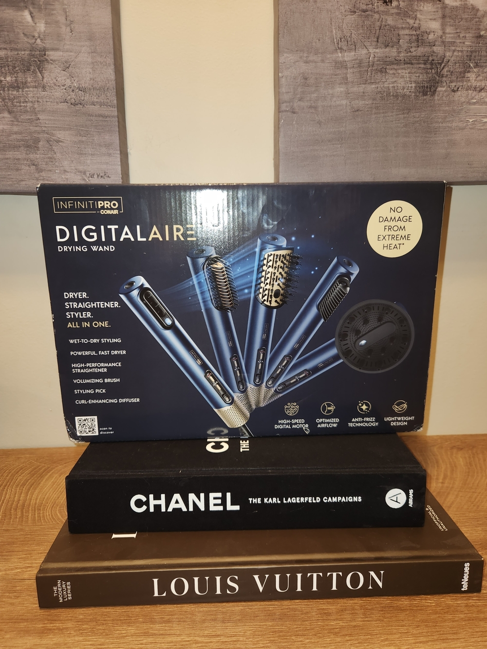 InfinitiPRO by Conair DigitalAire Drying Wand - Navy Blue